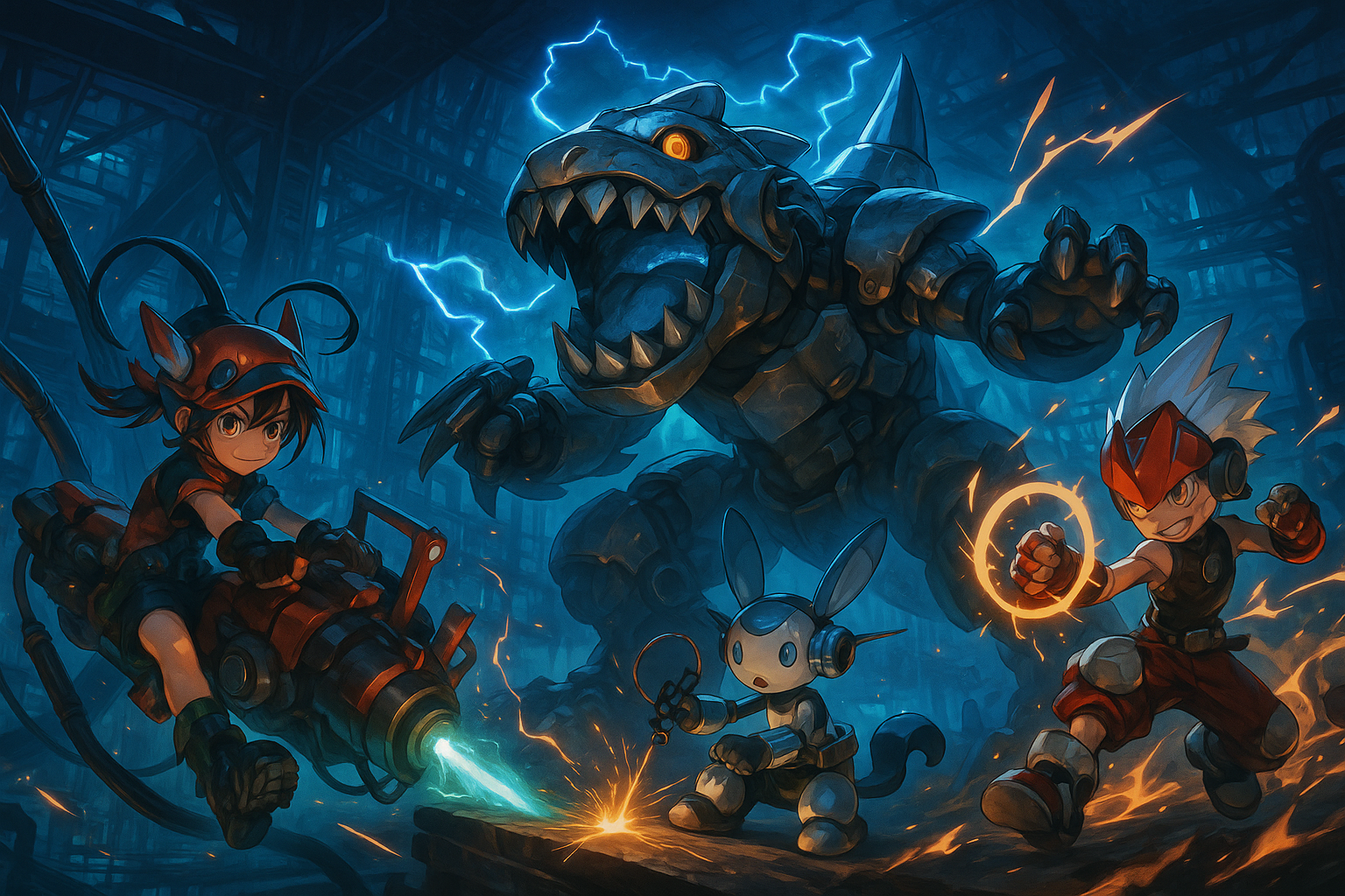 バトルシーンイラスト